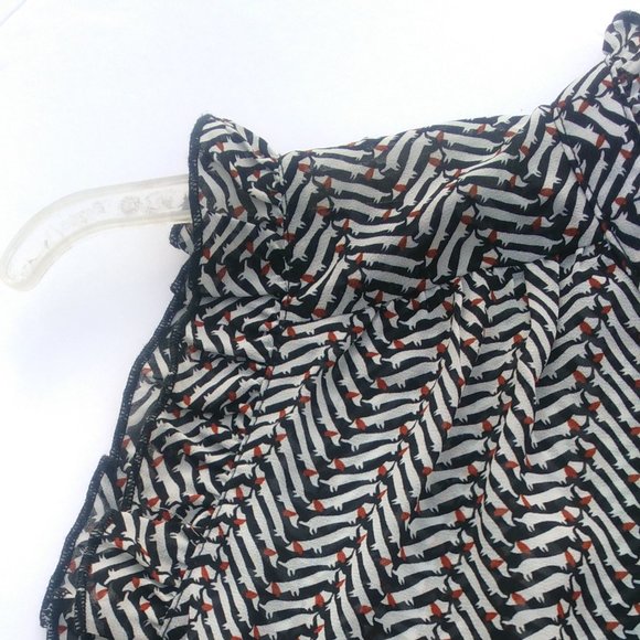 Allegra K Print Sleeveless Blouse NWT - Picture 3 of 5